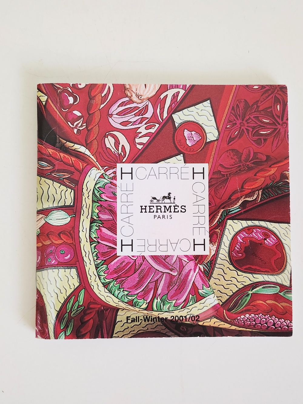 Vintage 2001/2002 HERMÈS Scarf Catalogue Booklet Le Carré Paris Scarf Collection